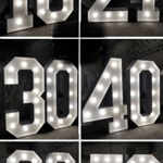 Age Numbers Lights