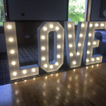 LOVE Letter Lights